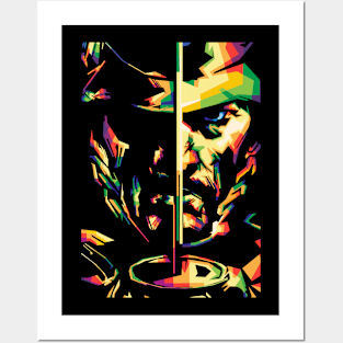 Samurai WPAP art Posters and Art